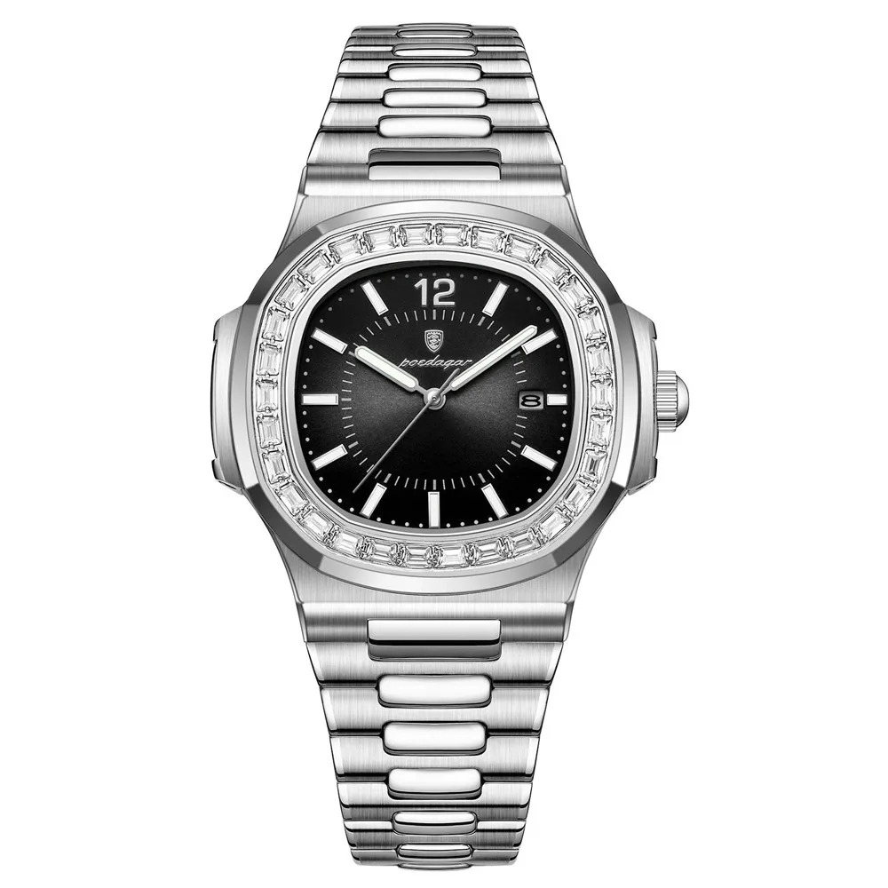 POEDAGAR IMPERIUM - 38MM | SILVER BLACK