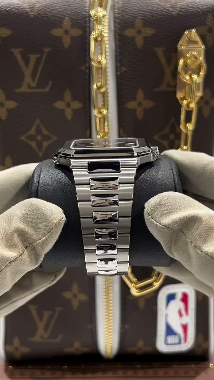 PATK PHILIPE CUBITUS | 45mm Black Dial | AA | Water Resistant Stainless Steel Men's Watch - Image 2