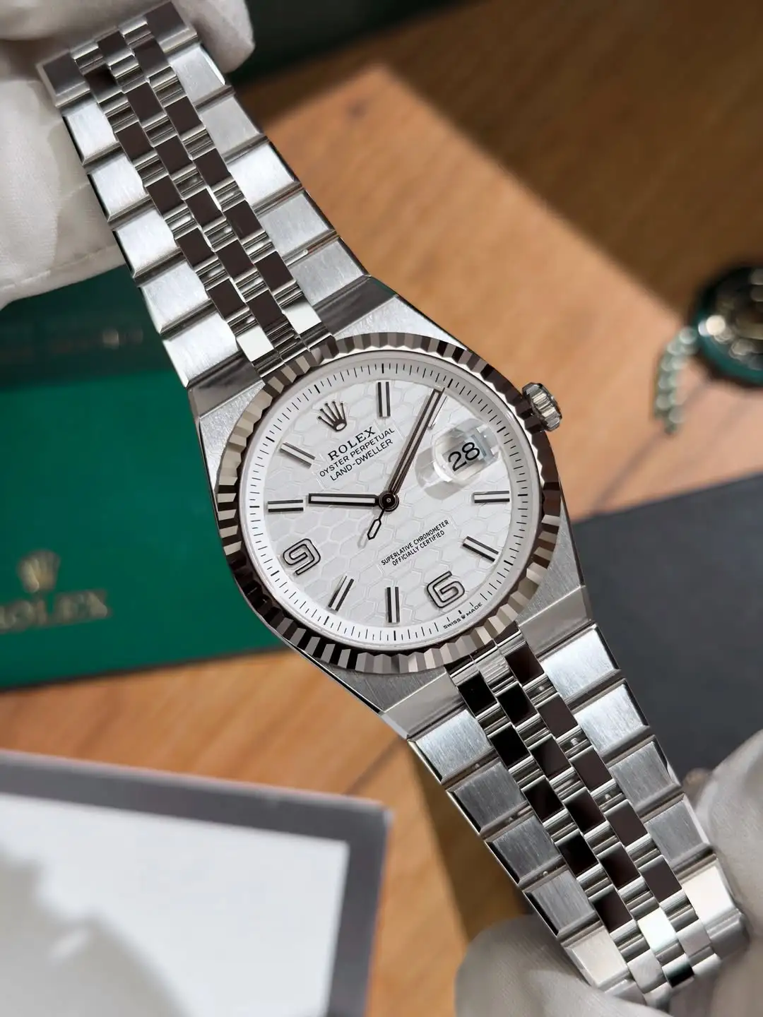 Rolex Land Dweller White